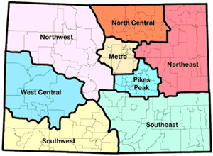 Colorado region map